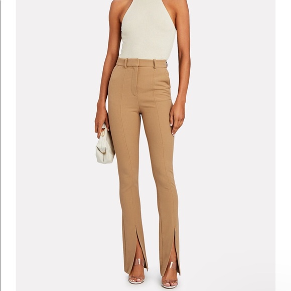 A.L.C. Pants - ‼️NWT‼️ A.L.C Cade High-Rise Slit Trousers- Tan- 0
